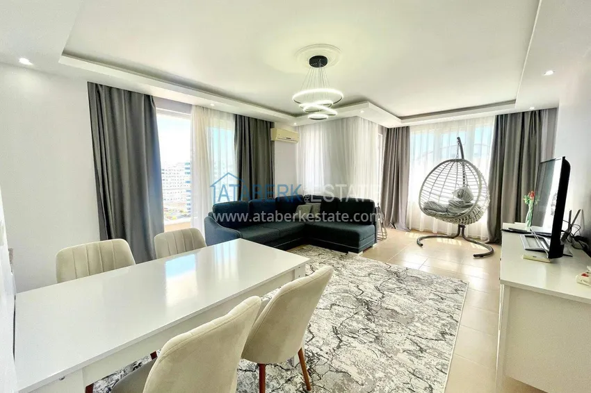 Purchase 2+1 apartment in the center of Mahmutlar — south side, new furniture, separate kitchen 5 