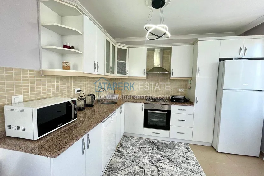 Purchase 2+1 apartment in the center of Mahmutlar — south side, new furniture, separate kitchen 6 