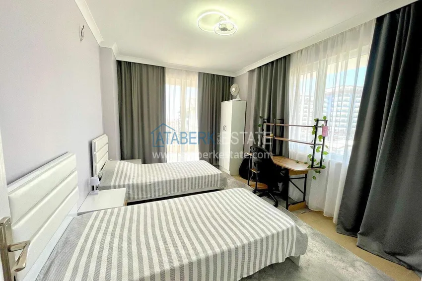 Purchase 2+1 apartment in the center of Mahmutlar — south side, new furniture, separate kitchen 9 