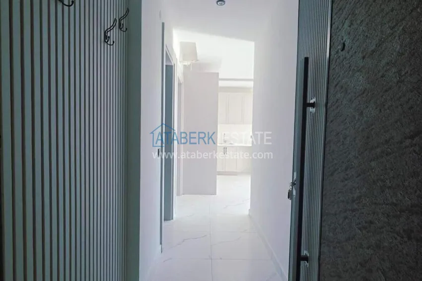 Purchase 1+1 apartment overlooking the sea and the fortress on the beachfront in Kestel 1 