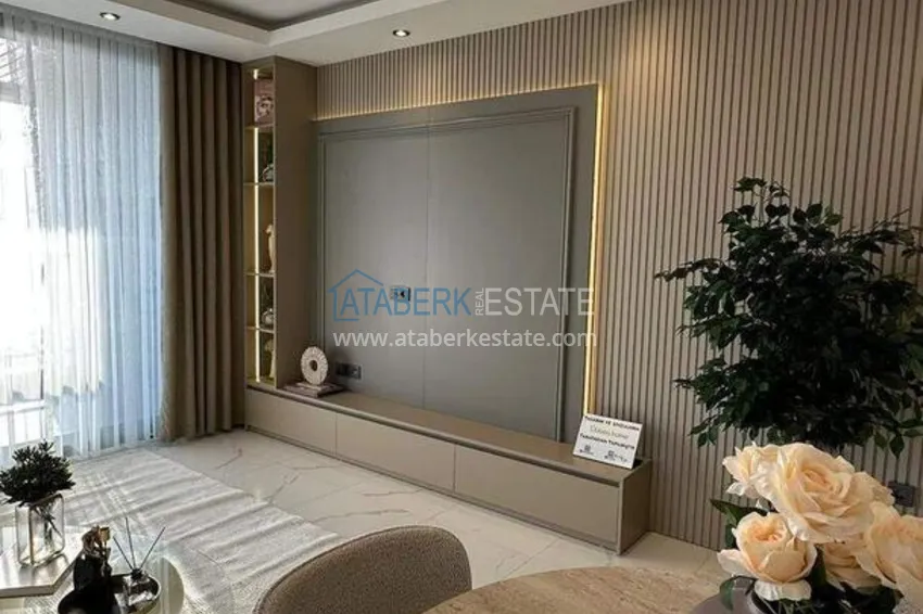 Purchase Furnished 1+1 apartment with sea view - first line, Kestel, Alanya 3