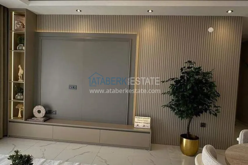 Purchase Furnished 1+1 apartment with sea view - first line, Kestel, Alanya 5