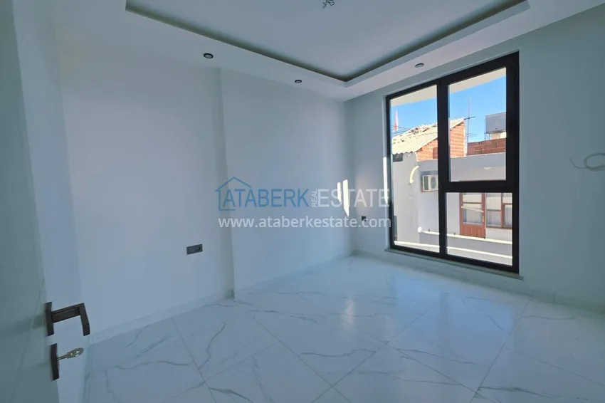 Purchase 1+1 apartment overlooking the sea and the fortress on the beachfront in Kestel 6 