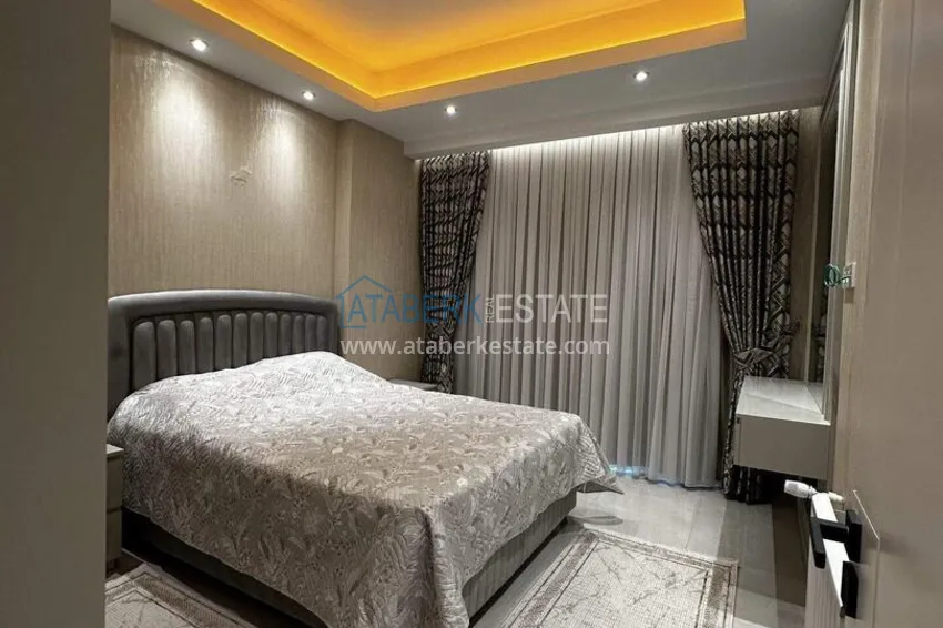 Purchase 2+1 penthouse duplex with sea view in the center of Mahmutlar - installments of up to 12 months are possible 7