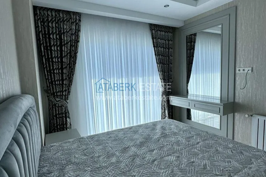 Purchase 2+1 penthouse duplex with sea view in the center of Mahmutlar - installments of up to 12 months are possible 9