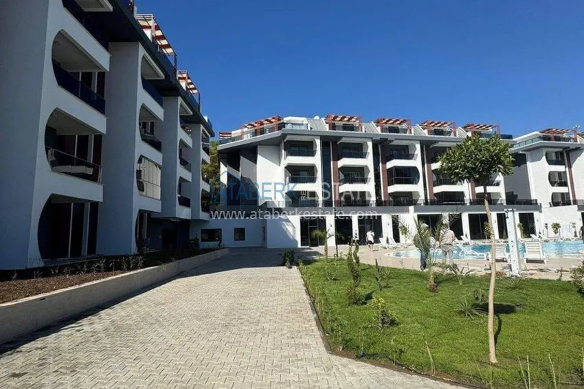 1+1 apartment in Avsallar - with a terrace and access to the garden, installments are possible 10 