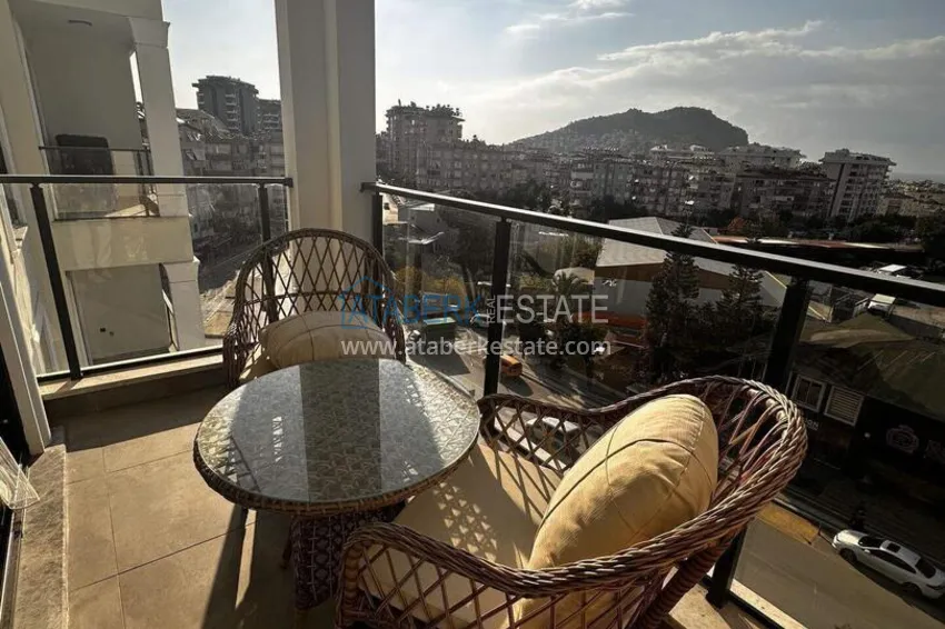 Purchase 1+1 apartment in the center of Alanya - furnished and with sea views, installments are available 14