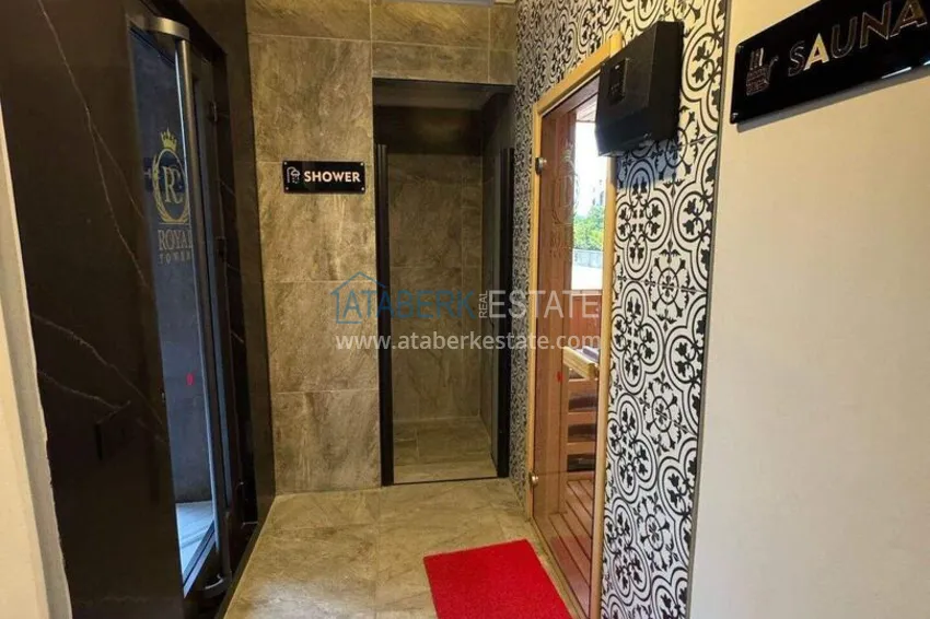 1+1 apartment in the center of Alanya - furnished and with sea views, installments are available 23