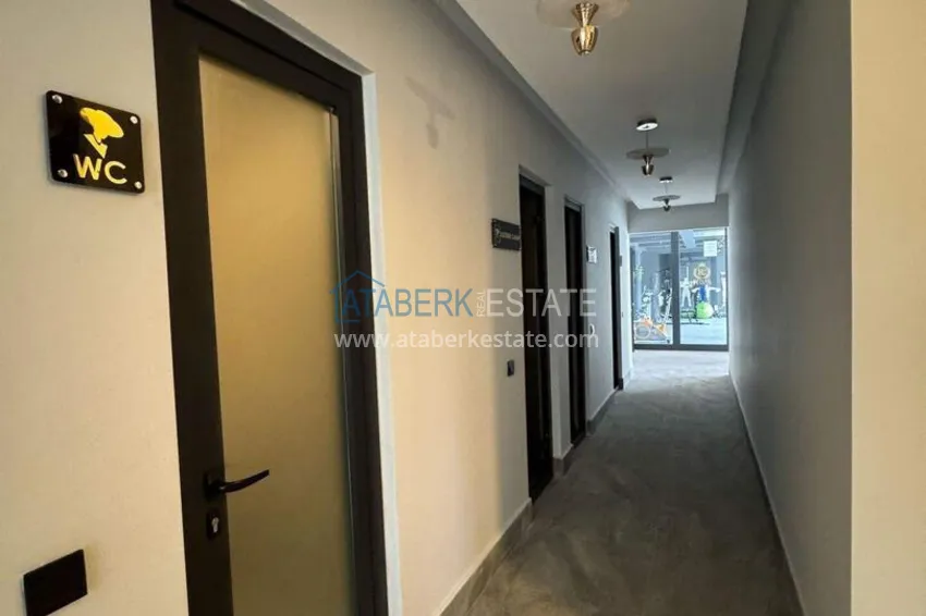 1+1 apartment in the center of Alanya - furnished and with sea views, installments are available 26