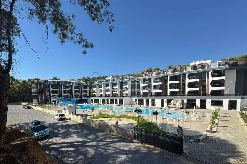 1+1 apartment in Avsallar - with a terrace and access to the garden, installments are possible 2 