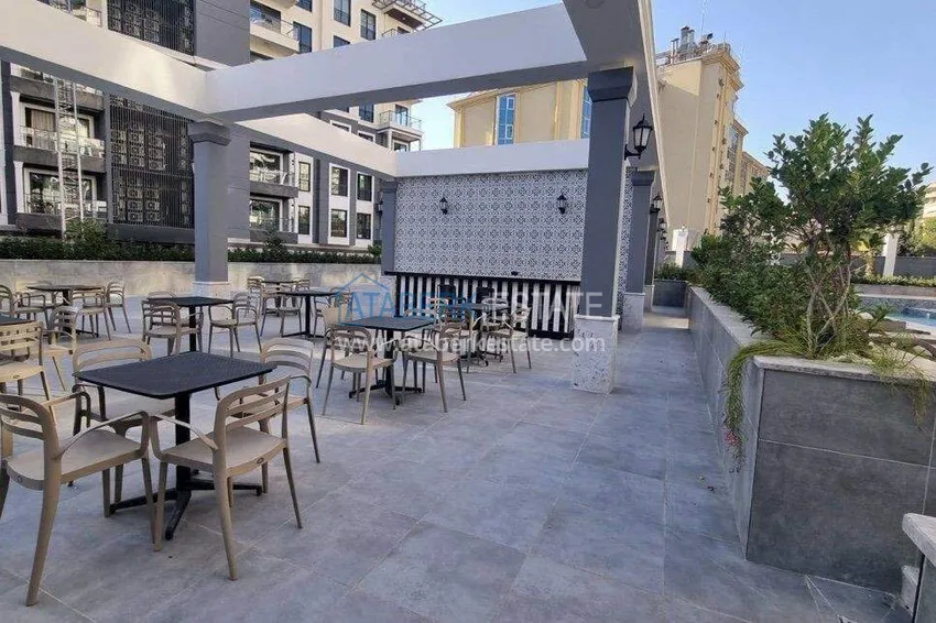 1+1 apartment in the center of Alanya - furnished and with sea views, installments are available 6