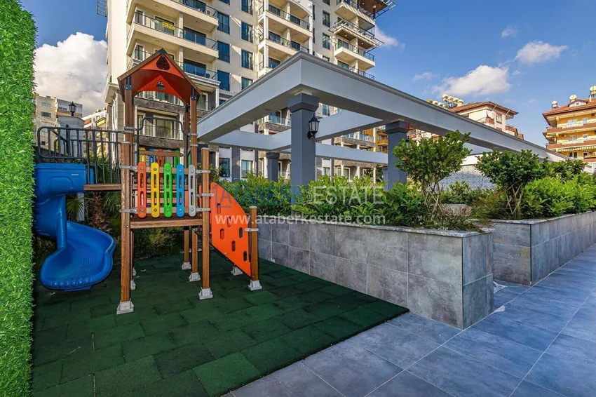 1+1 apartment in the center of Alanya - furnished and with sea views, installments are available 7
