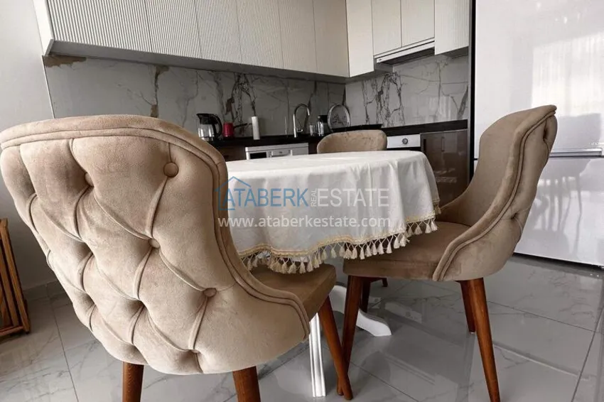Purchase 1+1 apartment in the center of Alanya - furnished and with sea views, installments are available 8