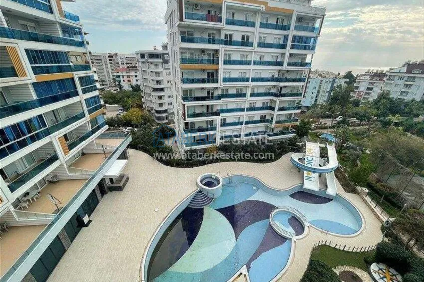 Purchase  1+1 apartment with furniture and sea view in Tosmur, Alanya   11 