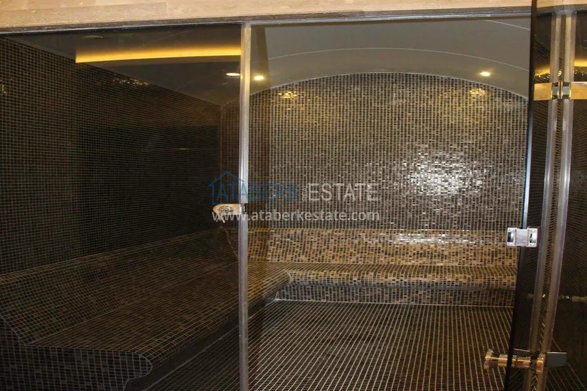 1+1 apartment with furniture and sea view in Tosmur, Alanya   27 