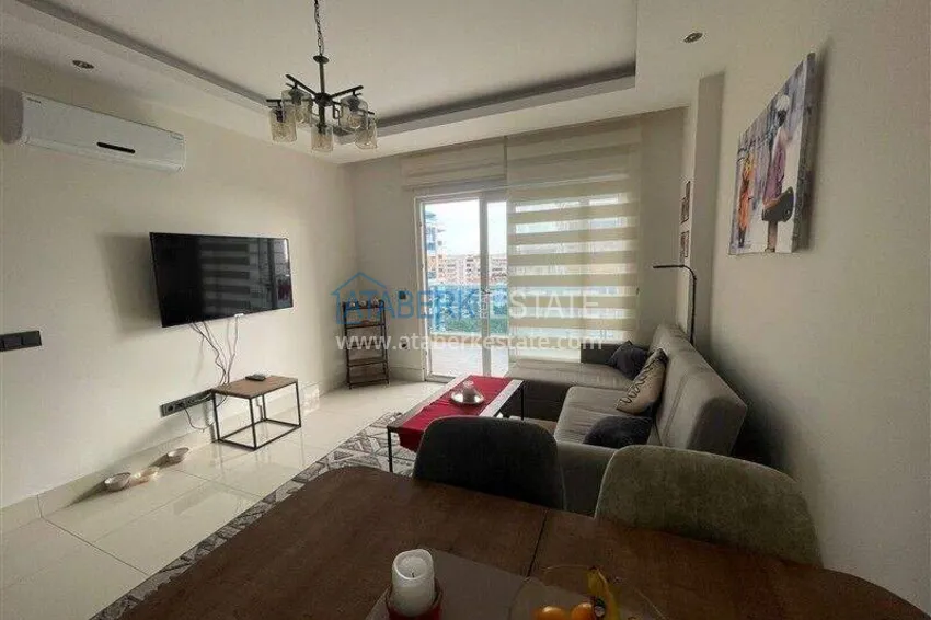Purchase  1+1 apartment with furniture and sea view in Tosmur, Alanya   5 