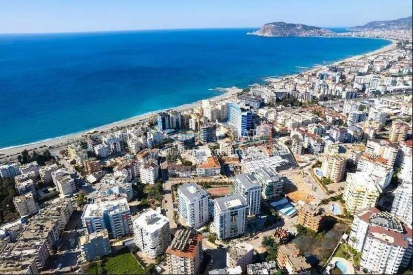 1+1 apartment with furniture and sea view in Tosmur, Alanya   5 