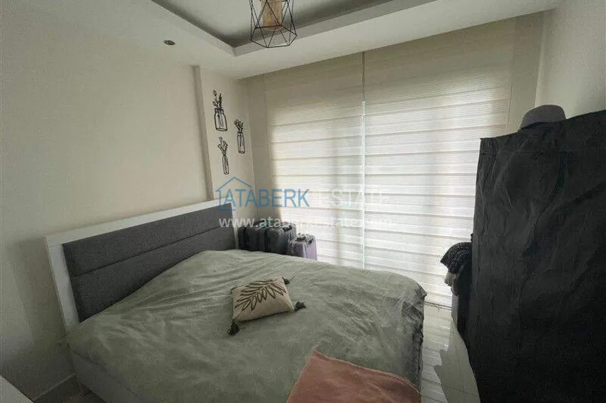 Purchase  1+1 apartment with furniture and sea view in Tosmur, Alanya   6 