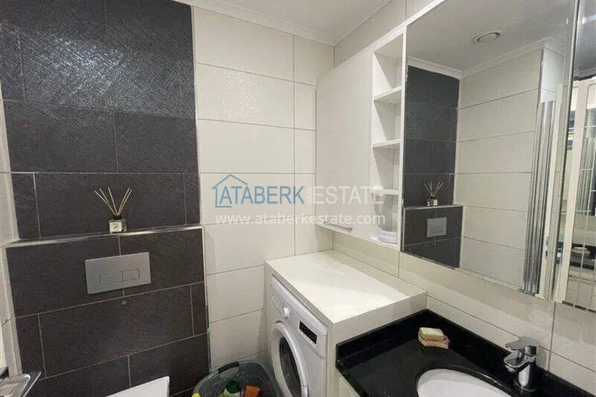 Purchase  1+1 apartment with furniture and sea view in Tosmur, Alanya   7 