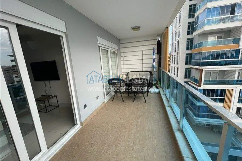Purchase  1+1 apartment with furniture and sea view in Tosmur, Alanya   9 