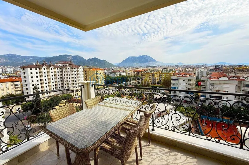 Purchase Linear 3+1 apartment in Oba with furniture and views 10 