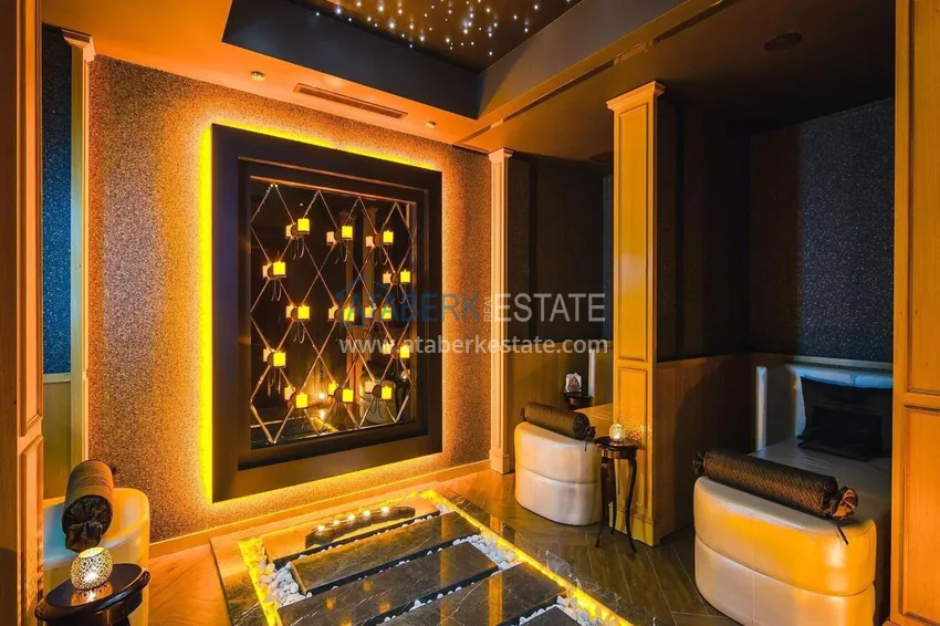 Linear 3+1 apartment in Oba with furniture and views 33 