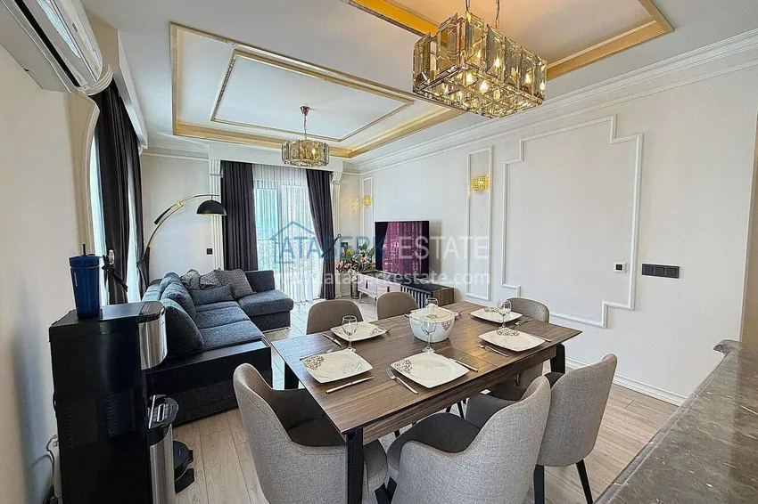 Purchase Linear 3+1 apartment in Oba with furniture and views 6 