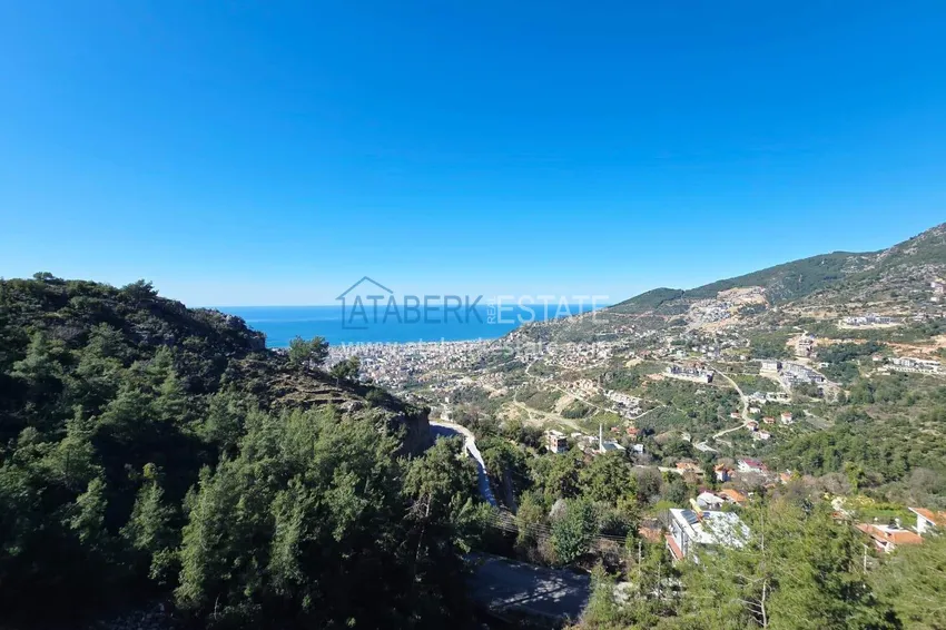 Luxury real estate for citizenship and residence permit in Alanya - 3+1 villa with private pool in a mountainous area in Bektash 10 