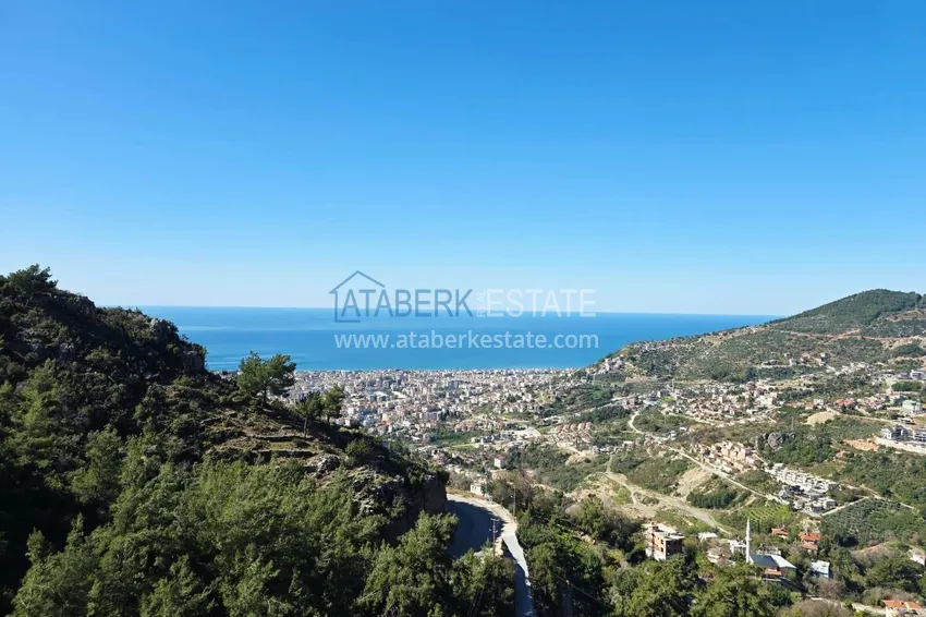 Luxury real estate for citizenship and residence permit in Alanya - 3+1 villa with private pool in a mountainous area in Bektash 11 