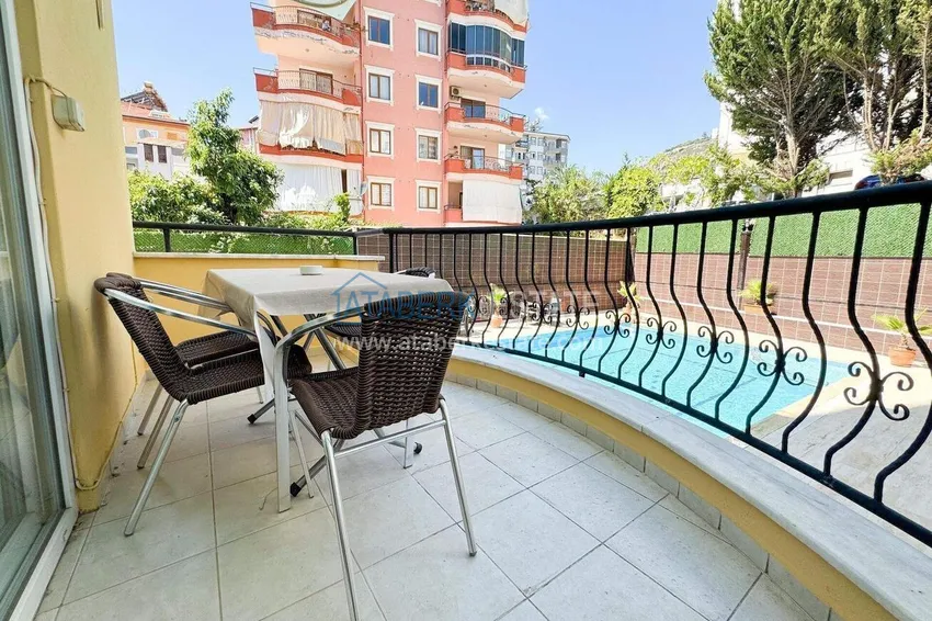 Purchase 2+1 apartment 100 m² in the center of Alanya — with new furniture, 800 m to Cleopatra beach 13