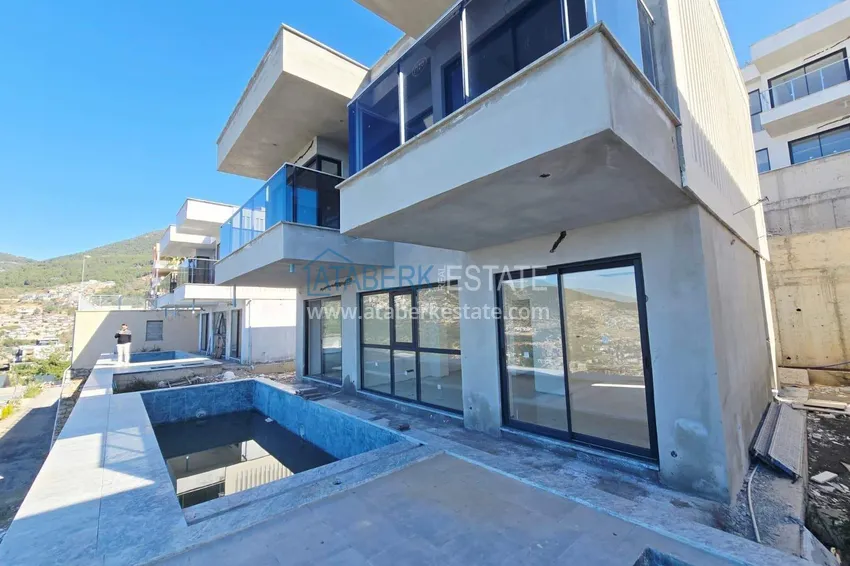 Luxury real estate for citizenship and residence permit in Alanya - 3+1 villa with private pool in a mountainous area in Bektash 7 