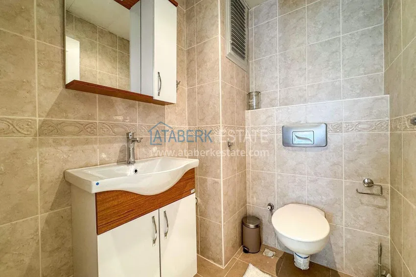 Purchase 2+1 apartment 100 m² in the center of Alanya — with new furniture, 800 m to Cleopatra beach 9