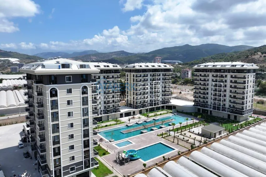 Three-room apartment with sea view in Alanya, Demirtas district — short-term rental permit available 1
