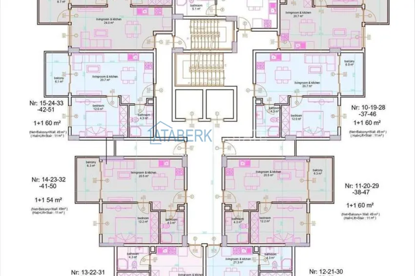 Buy cheap New investment project for a residential complex with rich infrastructure in the center of Alanya 10