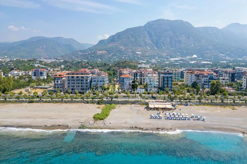 Apartment 1+1 in the Kestel area on the first line — furnished and with sea views 4