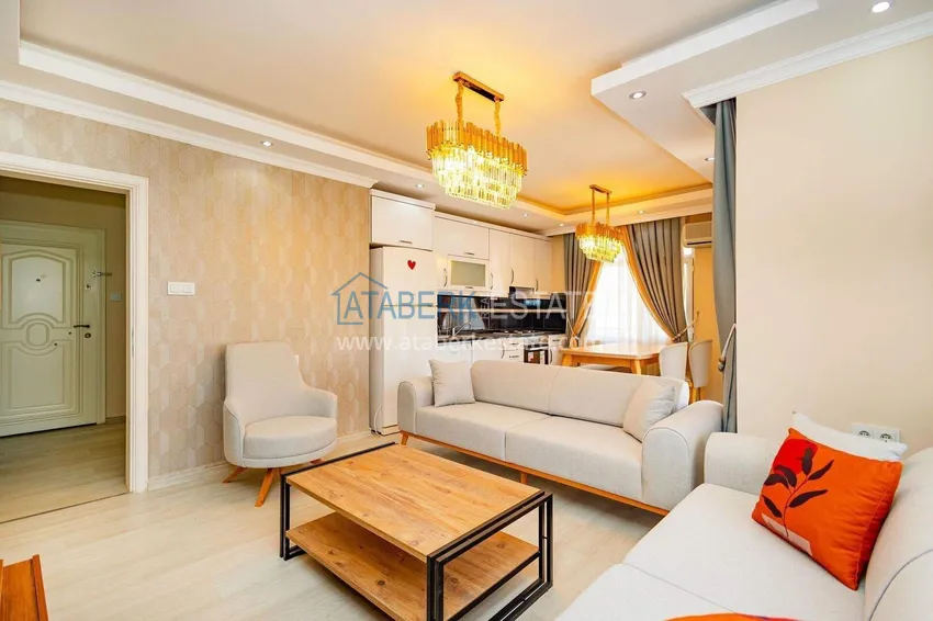 Purchase Apartment 1+1 in the Kestel area on the first line — furnished and with sea views 4