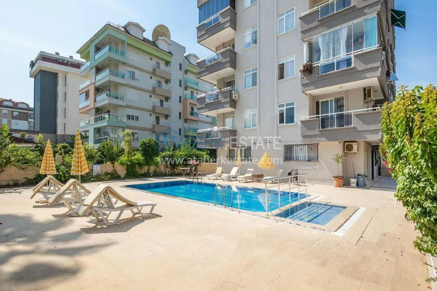 Apartment 1+1 in the Kestel area on the first line — furnished and with sea views 5