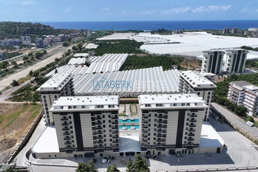 Three-room apartment with sea view in Alanya, Demirtas district — short-term rental permit available 5