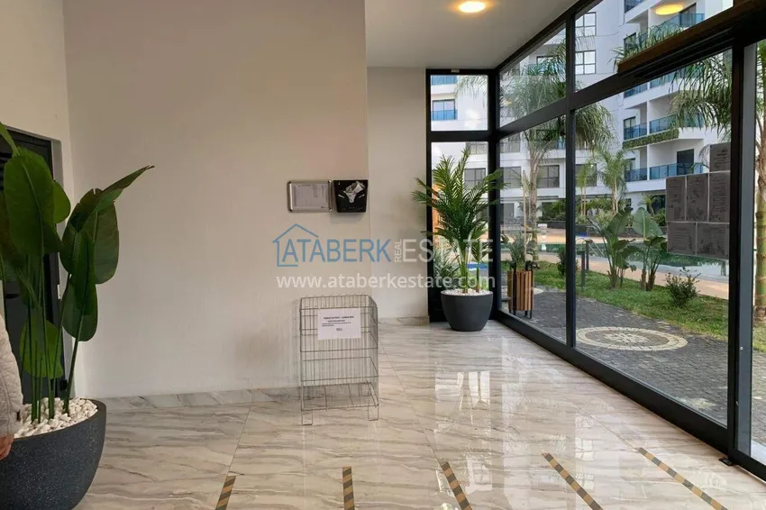 1+1 apartment for rent in Mahmutlar — furnished and with views of the A40 mountains 12