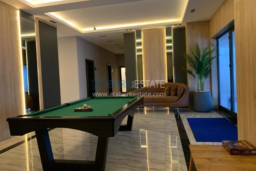 1+1 apartment for rent in Mahmutlar — furnished and with views of the A40 mountains 14