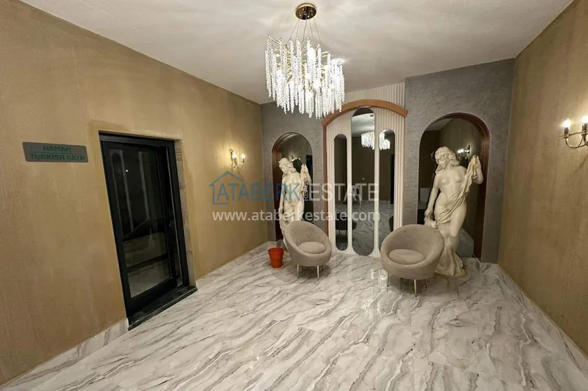 1+1 apartment for rent in Mahmutlar — furnished and with views of the A40 mountains 19