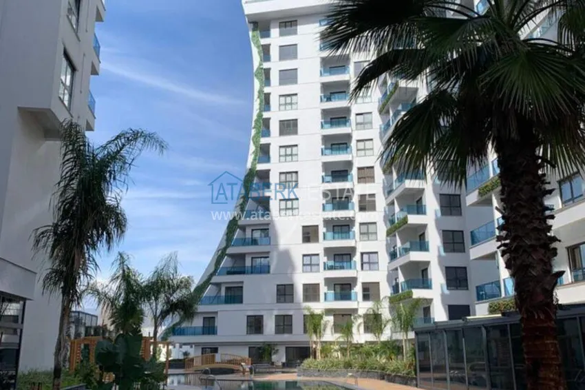 1+1 apartment for rent in Mahmutlar — furnished and with views of the A40 mountains 1