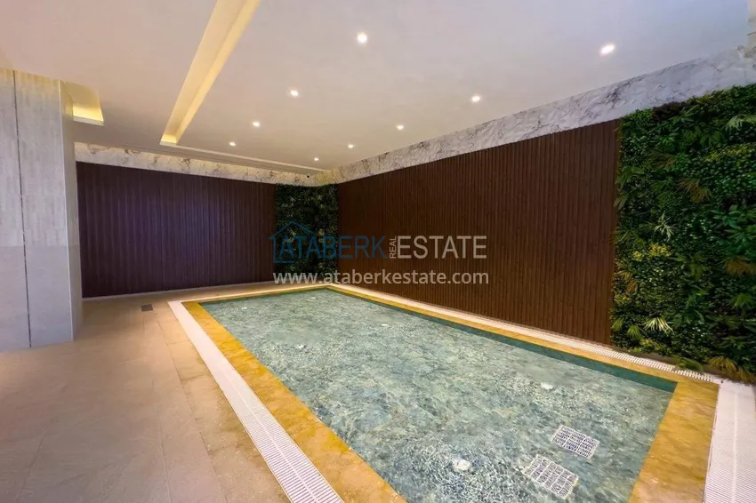 1+1 apartment for rent in Alanya, Turkler district - premium hotel-type residence C3-46 66 