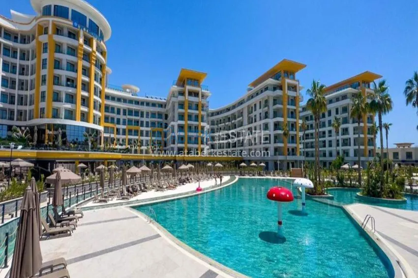 1+1 apartment for rent in Alanya, Turkler district - premium hotel-type residence C3-46 17 