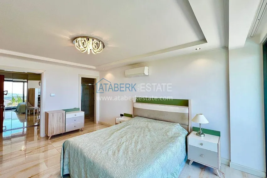 Purchase Luxury 4+1 villa in Alanya, Bektash Mountain District - furniture, swimming pool, panoramic view 11