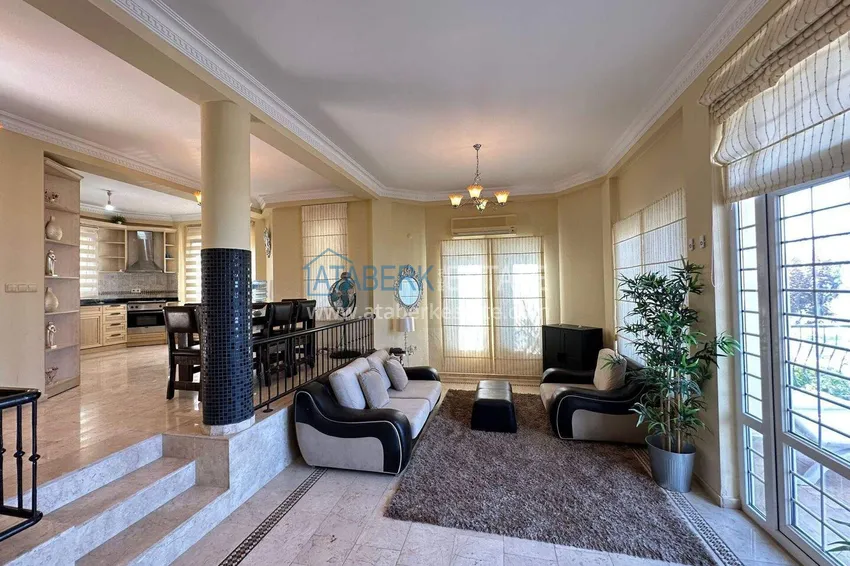 Purchase 4+1 villa on the territory of a hotel complex in Mahmutlar — furniture, garden, panoramic view 3