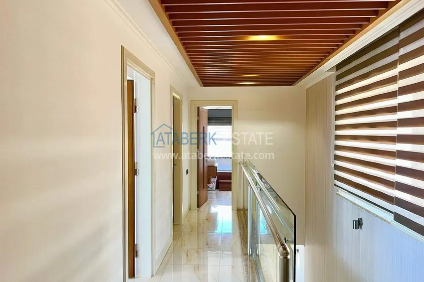 Purchase Luxury 4+1 villa in Alanya, Bektash Mountain District - furniture, swimming pool, panoramic view 16