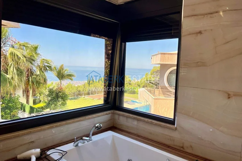 Purchase Luxury 4+1 villa in Alanya, Bektash Mountain District - furniture, swimming pool, panoramic view 18
