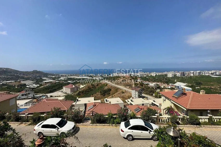 Purchase 4+1 villa on the territory of a hotel complex in Mahmutlar — furniture, garden, panoramic view 12