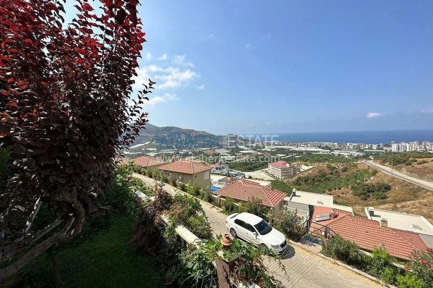 Purchase 4+1 villa on the territory of a hotel complex in Mahmutlar — furniture, garden, panoramic view 13